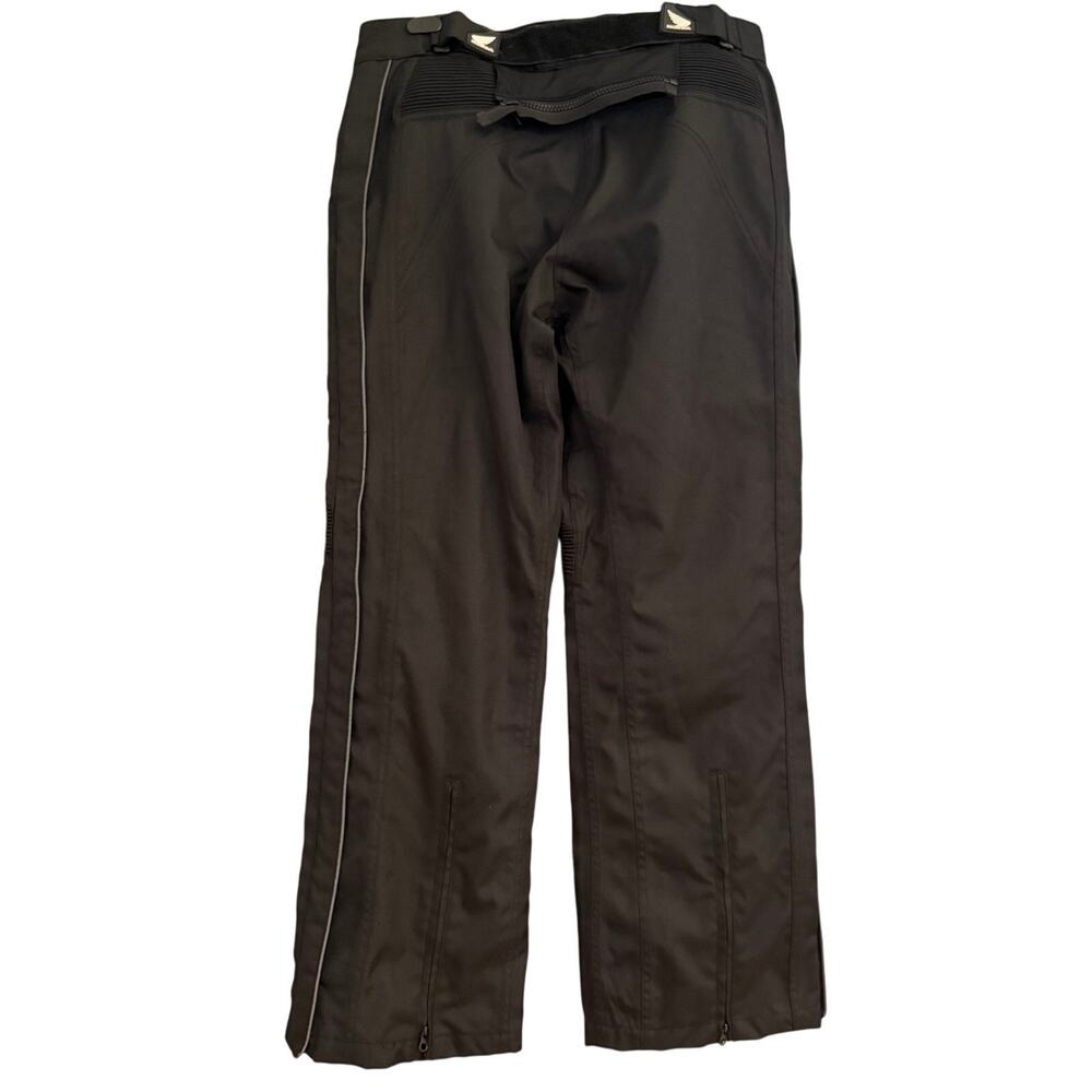 Honda Motorcycle Pants Womens XL Armored Riding Gear Black 31” Inseam Reflective - Picture 5 of 7
